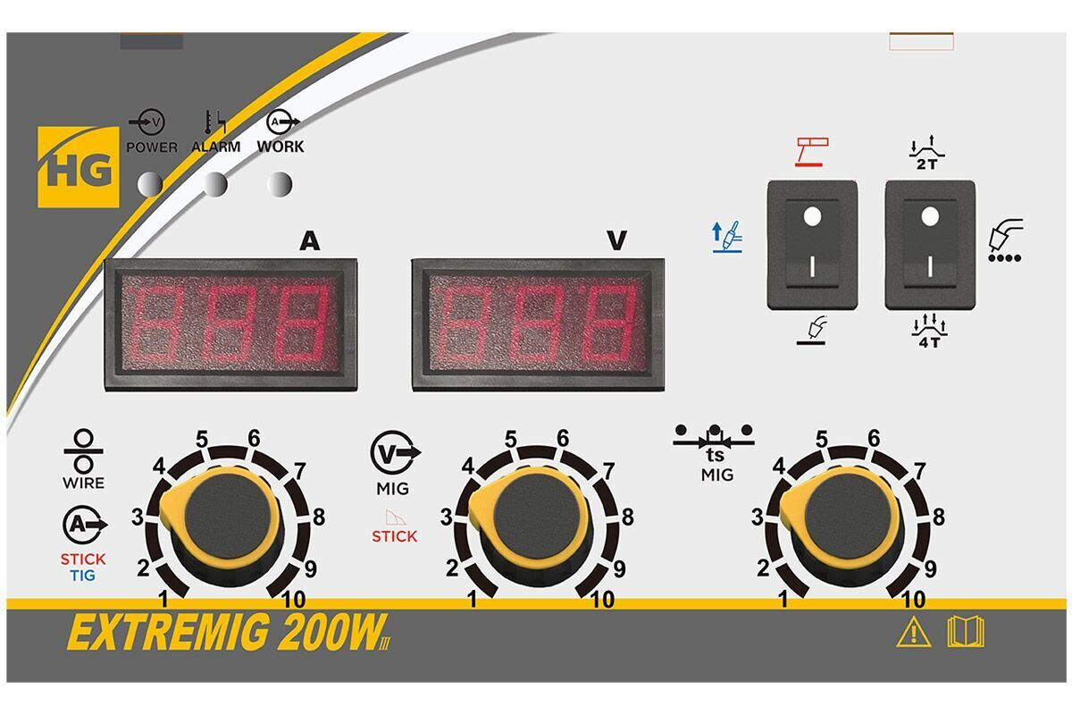 Сварочный полуавтомат hugong extremig 200 iii lcd